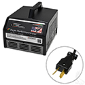 Battery Charger, Eagle Performance Series, 36V-48V Auto Ranging Voltage 15A, Crowsfoot Plug