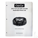 Parts Manual, Club Car Carryall 500/550, 2017 Gas w/ Subaru Engine w/ ERIC Charging