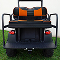 RHOX Rhino Seat Kit, Rally Black/Orange, Club Car Tempo, Precedent 04+