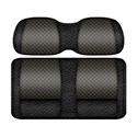DoubleTake Veranda Front Cushion Set, E-Z-Go TXT 96+, Black/Graphite