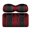 DoubleTake Extreme Front Cushion Set, Club Car Precedent 04+, Black/Ruby