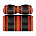DoubleTake Extreme Front Cushion Set, Yamaha Drive2, Black/Orange