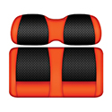 DoubleTake Clubhouse Front Cushion Set, E-Z-Go RXV 08+, Black/Orange