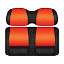 DoubleTake Veranda Seat Pod Cushion Set, Club Car Precedent 04+, Black/Orange