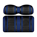 DoubleTake Extreme Seat Pod Cushion Set, E-Z-Go RXV 08+, Black/Blue