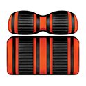 DoubleTake Extreme Seat Pod Cushion Set, E-Z-Go RXV 08+, Black/Orange