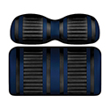 DoubleTake Extreme Seat Pod Cushion Set, Club Car DS New Style 00+, Black/Navy