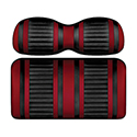 DoubleTake Extreme Seat Pod Cushion Set, Club Car DS New Style 00+, Black/Ruby