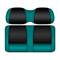 DoubleTake Clubhouse Seat Pod Cushion Set, Club Car DS New Style 00+, Black/Teal