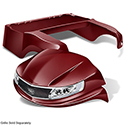 DoubleTake Phoenix Body Kit with Street Legal Light Kit, Club Car Precedent 04+, Burgundy