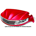 DoubleTake Phoenix Front Cowl, Yamaha Drive2, Red