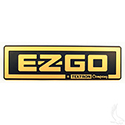 Emblem, Black/Gold, E-Z-Go TXT 96-13