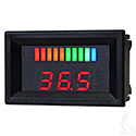 36 Volt Digital Voltage Display Charge Meter, Horizontal