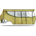 DoubleTake Enclosure & Valance, 6 Passenger, Club Car Precedent, Sand