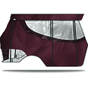 DoubleTake Enclosure & Valance, 4 Passenger, Club Car DS Old Style 99-, Burgundy