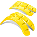 DoubleTake Fender Flare Set for Phoenix Body, E-Z-Go TXT 96+, Yellow