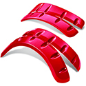 DoubleTake Fender Flare Set for Phoenix Body, Club Car Precedent 04+, Red