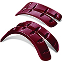 DoubleTake Fender Flare Set for Spartan Body, Club Car DS, Burgundy