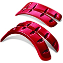 DoubleTake Fender Flare Set for Spartan Body, Club Car DS, Ruby