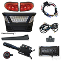 BYO LED Light Bar Kit, Club Car Precedent, Electric 08.5+, 12-48V, 12V  (Deluxe Pedal Mount)