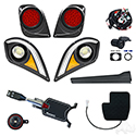 BYO LED Light Kit w/ RGBW LED Running Light, Yamaha Drive2 20+ (Standard, OE Pedal Mount)