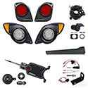 BYO LED Adjustable Light Kit, Yamaha Drive2, 12-48V (Basic, Brake Switch)