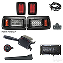 Build Your Own LED Adj. Light Kit, Club Car DS 93+, 12V  (Deluxe, Pedal Mount)