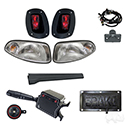 Build Your Own Factory Light Kit, E-Z-Go RXV 08-15, 12V  (Basic, Pedal Mount)