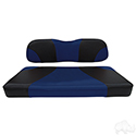 RHOX Front Seat Cushion Set, Sport Black/Blue, Club Car DS