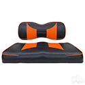 RHOX Front Seat Cushion Set, Rally Black/Orange, Yamaha Drive