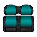 DoubleTake Veranda Front Cushion Set, Club Car Precedent 04+, Black/Teal