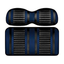 DoubleTake Extreme Front Cushion Set, E-Z-Go RXV 08+, Black/Navy