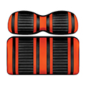 DoubleTake Extreme Front Cushion Set, Club Car DS New Style 00+, Black/Orange