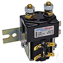 Solenoid, Heavy Duty, High Amp,. 36/48V 4 Terminal, 100A Continuous/200 Peak, with Mounting Bracket