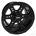 RHOX RX262, Black w/ Center Cap, 14x7 ET-25