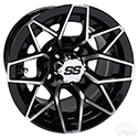 RHOX RX379, Machined Gloss Black, 10x7 ET-25