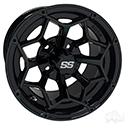 RHOX RX382, Gloss Black, 12x7 ET-25