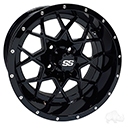 RHOX RX386, Gloss Black, 14x7 ET-25