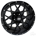 RHOX RX387, Gloss Black, 15x7 ET-25