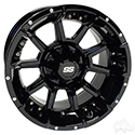 RHOX RX389, Gloss Black, 14x7 ET-25