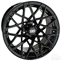 RHOX RX395, Gloss Black, 15x7 ET-25