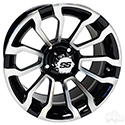 RHOX RX402, Machined Gloss Black, 14x7 ET-25