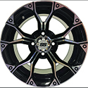RHOX NightHawk Machined Black, 12x7 ET-25