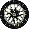RHOX Forge Machined Black, 14x7 ET-25