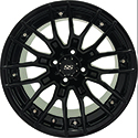 RHOX Forge Gloss  Black, 14x7 ET-25