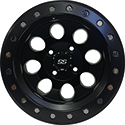 RHOX Revolver Matte Black, 12x7 ET-25
