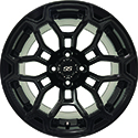 RHOX Darkwing Matte Black, 14x7 ET-25