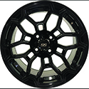 RHOX Darkwing Gloss Black, 14x7 ET-25