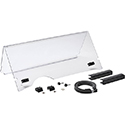 Windshield, 1/4" Impact Modified Clear 2 Piece, E-Z-Go RXV 08-23