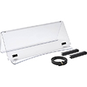 Windshield, 1/4" Impact Modified Clear 2 Piece, E-Z-Go TXT 14+